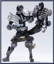 Judge Dredd vs Judge Death (Black & White) Action Figure