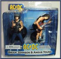 Brian Johnson & Angus Young from AC/DC - Basic Series manufactured by Neca [Front]
