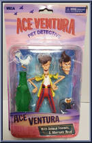 Ace Ventura (with Animal Friends & Alternate Head) from Ace Ventura Pet Detective - Basic Series manufactured by Neca [Front]