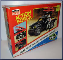Night Attack Jeep from Action Force - Cobra Accessories manufactured by Palitoy [Front]