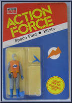 Pilot from Action Force - Space Force manufactured by Palitoy [Front]