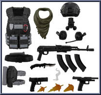 Special Ops Gear Pack (Female) from Action Force - Series 3 manufactured by Valaverse [Loose]