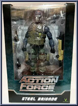 Steel Brigade from Action Force - Core Figures manufactured by Valaverse [Front]
