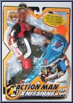 Flynt & Snowboard from Action Man - X-Missions manufactured by Hasbro [Front]