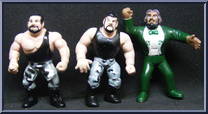 Luke / Butch Bushwhacker / Ted 'Million Dollar Man' DiBiase from Action Wrestlers - Basic Series manufactured by Justen Products [Loose]