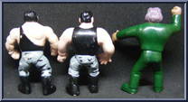 Luke / Butch Bushwhacker / Ted 'Million Dollar Man' DiBiase from Action Wrestlers - Basic Series manufactured by Justen Products [Loose]