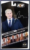 Cody Rhodes from AEW - Unmatched - Series  4 manufactured by Jazwares [Back]
