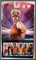 Sting (Luminaries Collection) from AEW - Unmatched - Series 11 manufactured by Jazwares [Back]