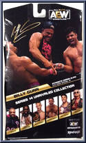 Billy Gunn (Chase) from AEW - Unrivaled - Series 14 manufactured by Jazwares [Back]