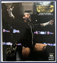 CM Punk from AEW - Unrivaled - Supreme manufactured by Jazwares [Back]