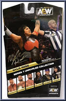 Nyla Rose (Chase) from AEW - Unrivaled - Series  7 manufactured by Jazwares [Back]