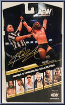 Pac from AEW - Unrivaled - Series  3 manufactured by Jazwares [Back]