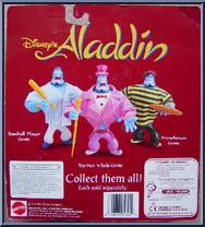 Genie (Top Hat'n Tails) from Aladdin - Basic Series manufactured by Mattel [Back]