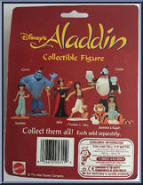 Jasmine & Rajah from Aladdin - Collectible Figures manufactured by Mattel [Back]