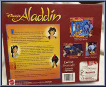 Princess Jasmine / Sultan from Aladdin - Playsets manufactured by Mattel [Back]