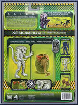 Xenomorph Drone (White) from Alien Collection - Basic Series manufactured by Lanard Toys [Back]