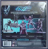 Grid Alien from Alien vs Predator - Basic Series manufactured by McFarlane [Back]