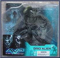 Grid Alien from Alien vs Predator - Basic Series manufactured by McFarlane [Front]