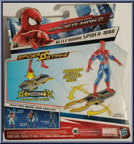 Spider-Man (Blitz Board) from Amazing Spider-Man 2 - Spider Strike manufactured by Hasbro [Back]