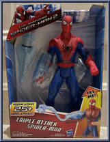 Spider-Man (Triple Attack) from Amazing Spider-Man 2 - Electronic manufactured by Hasbro [Front]