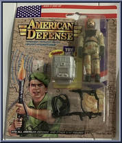 Green / Brown Camo Uniform from American Defense - Basic Series manufactured by Toymax [Front]