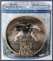 Arwen and Frodo on Horseback from Armies of Middle Earth - Warriors and Battle Beasts - Wave 4 manufactured by Play Along [Front]