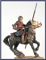 Eomer on Horseback from Armies of Middle Earth - Warriors and Battle Beasts - Wave 3 manufactured by Play Along [Loose]