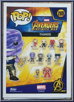 Thanos (Gauntlet) (Metallic) from Avengers - Avengers Infinity War Pop! manufactured by Funko [Back]