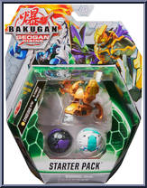Aurelus Cyndeous Ultra / Haos Pincitaur / Darkus Fenneca  from Bakugan - Geogan Rising - Starter Packs manufactured by Spinmaster [Front]
