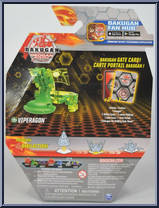 Ventus Viperagon from Bakugan - Geogan Rising - Geogan manufactured by Spinmaster [Back]