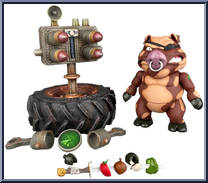 Corporal Hy Ondahog from Barnyard Commandos - Basic Series manufactured by Premium DNA [Loose]