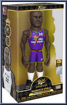 Shaquille O'Neal (Magic) (Purple Jersey) from Basketball - Vinyl Gold - 12" Scale manufactured by Funko [Front]