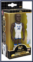 Shaquille O'Neal (Magic) (White Jersey) from Basketball - Vinyl Gold - 5" Scale manufactured by Funko [Front]