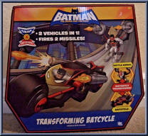 Transforming Batcycle from Batman Brave & The Bold - Vehicles manufactured by Mattel [Front]