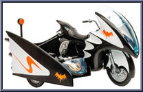 Batcycle with Side Car Action Figure