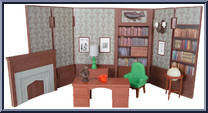 Wayne Manor Library Action Figure