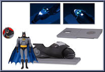 Batman & Batcycle from Batman - Animated Series manufactured by DC Collectibles [Loose]