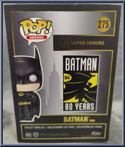 Batman (1989) (Fists Up) from Batman - Batman 80 Years Pop! manufactured by Funko [Back]