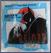 Batman (with Removable Cape) from Batman - Animated Series manufactured by McDonald's [Front]