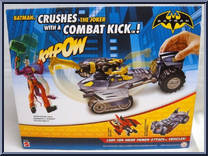 Bat-Tank (Combat Kick) (with Batman) from Batman - Power Attack - Accessories manufactured by Mattel [Back]