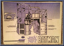 Batcave from Batman - Accessories manufactured by Toy Biz [Back]