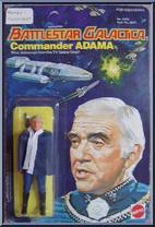 Commander Adama from Battlestar Galactica - Series 1 manufactured by Mattel [Front]