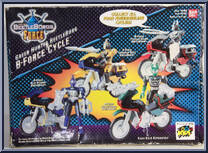B-Force Green Hunter BeetleBorgs from Beetleborgs Force - 4" B-Force Cycles manufactured by Bandai [Back]