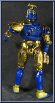 Chromium Gold BeetleBorg from Beetleborgs Metallix - Spectra Beetleborgs manufactured by Bandai [Loose]