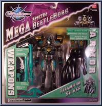 Mega Spectra Titanium Silver BeetleBorg Action Figure