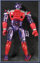 Platinum Purple BeetleBorg from Beetleborgs Metallix - Spectra Beetleborgs manufactured by Bandai [Loose]