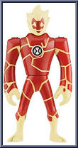 Heatblast / Wildmutt from Ben 10 - Creation Figures manufactured by Bandai [Loose]