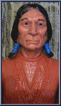 Chief Cherokee - Jefe Indio (Rust, Blue Ties) from Best of the West - Int'l Mexico Variations manufactured by Marx [Loose]