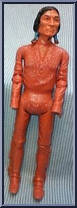 Chief Cherokee - Jefe Indio (Rust, Blue Ties) from Best of the West - Int'l Mexico Variations manufactured by Marx [Loose]