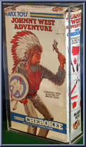 Chief Cherokee (Cream, Red Acc) from Best of the West - Johnny West Adventure manufactured by Marx [Front]